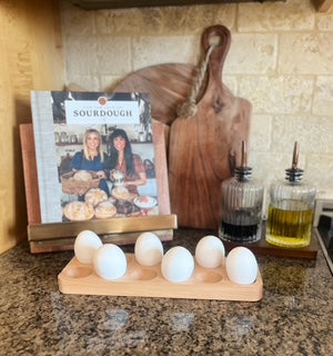 Wooden Egg Storage Tray