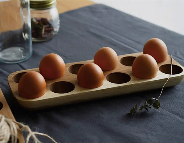 Wooden Egg Storage Tray